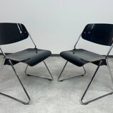 Mid-century modern dining chairs no. 614/3 by Klaus Franck for Wilkhahn