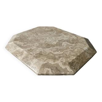 Dessous de plat en marbre beige
