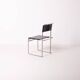 Marcel Breuer Bauhaus Tecta B40 dining chair in nickel plated bent steel an