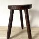 Vintage tripod stool, plant stand