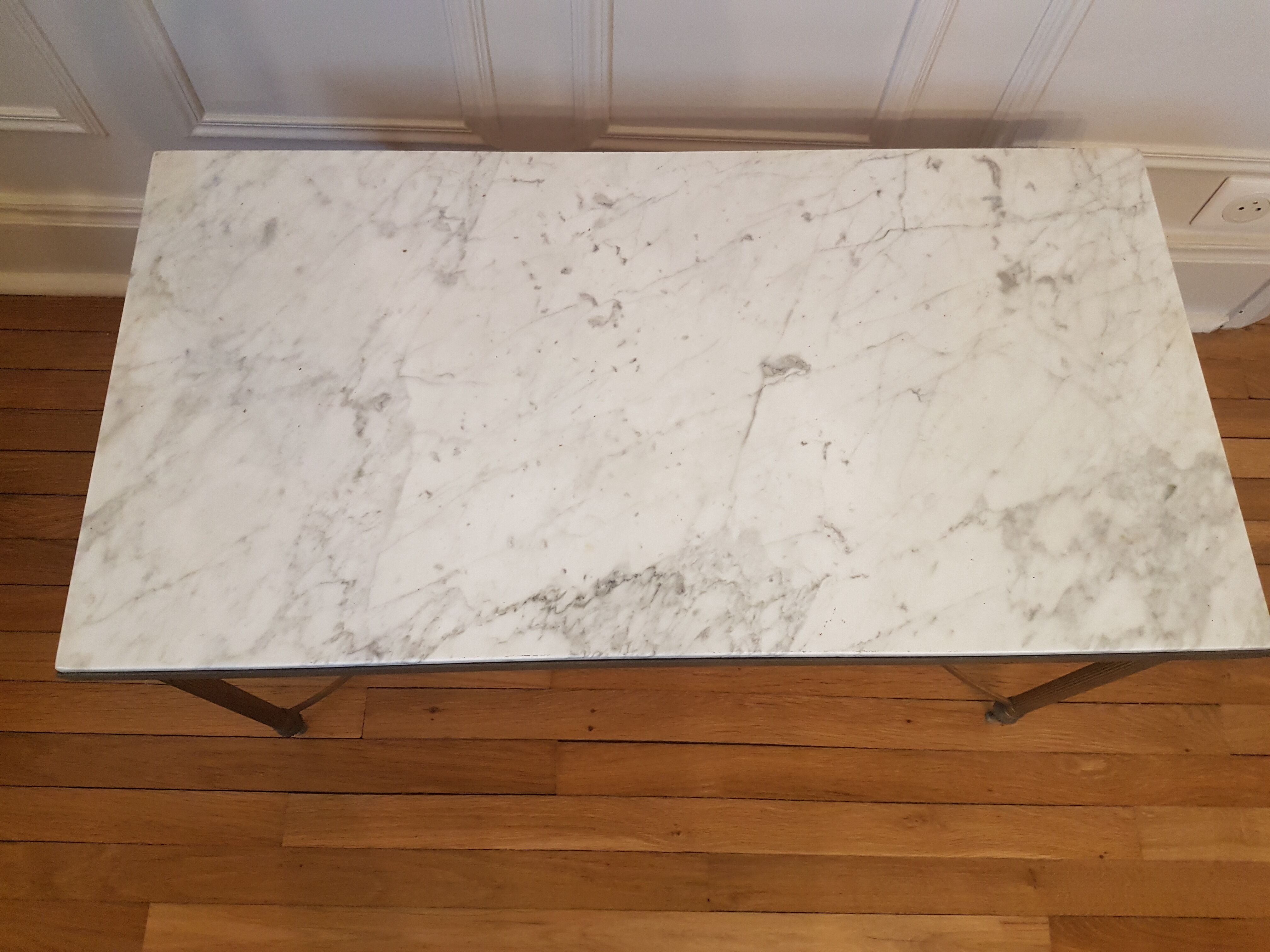 Marble coffee table