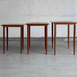 Set of 3 nesting tables, Danish design