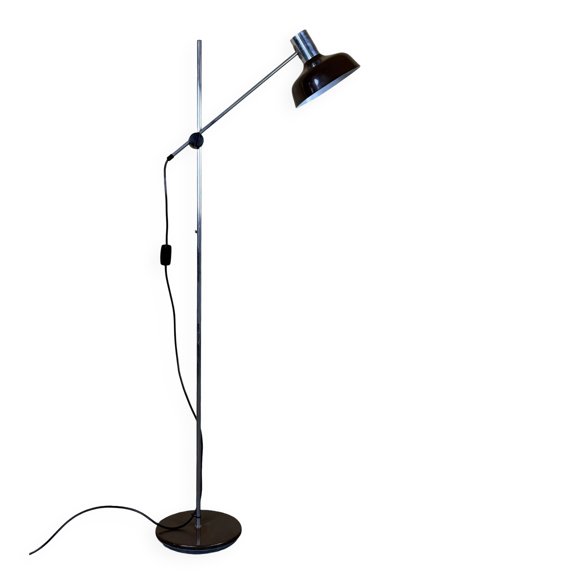 1960s 1970s Floor Lamp Mid-Century Space Age Design Metal
