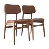 Scandinavian style chairs and wood