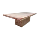 Vintage pink marble coffee table / coffee table