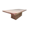 Table basse / table basse en marbre rose vintage