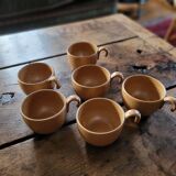 Glazed stoneware mug — Gras & Village, France, 1970s