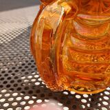 Iridescent glass pitcher