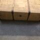 Old burlap suitcase