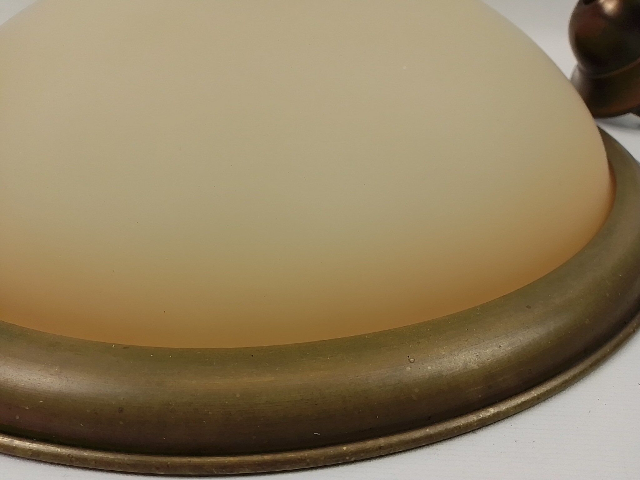 Round chandelier in glass and brass diameter 40cm