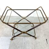 Vintage italian serving trolley style Cesare Lacca, 1950s
