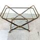 Vintage italian serving trolley style Cesare Lacca, 1950s