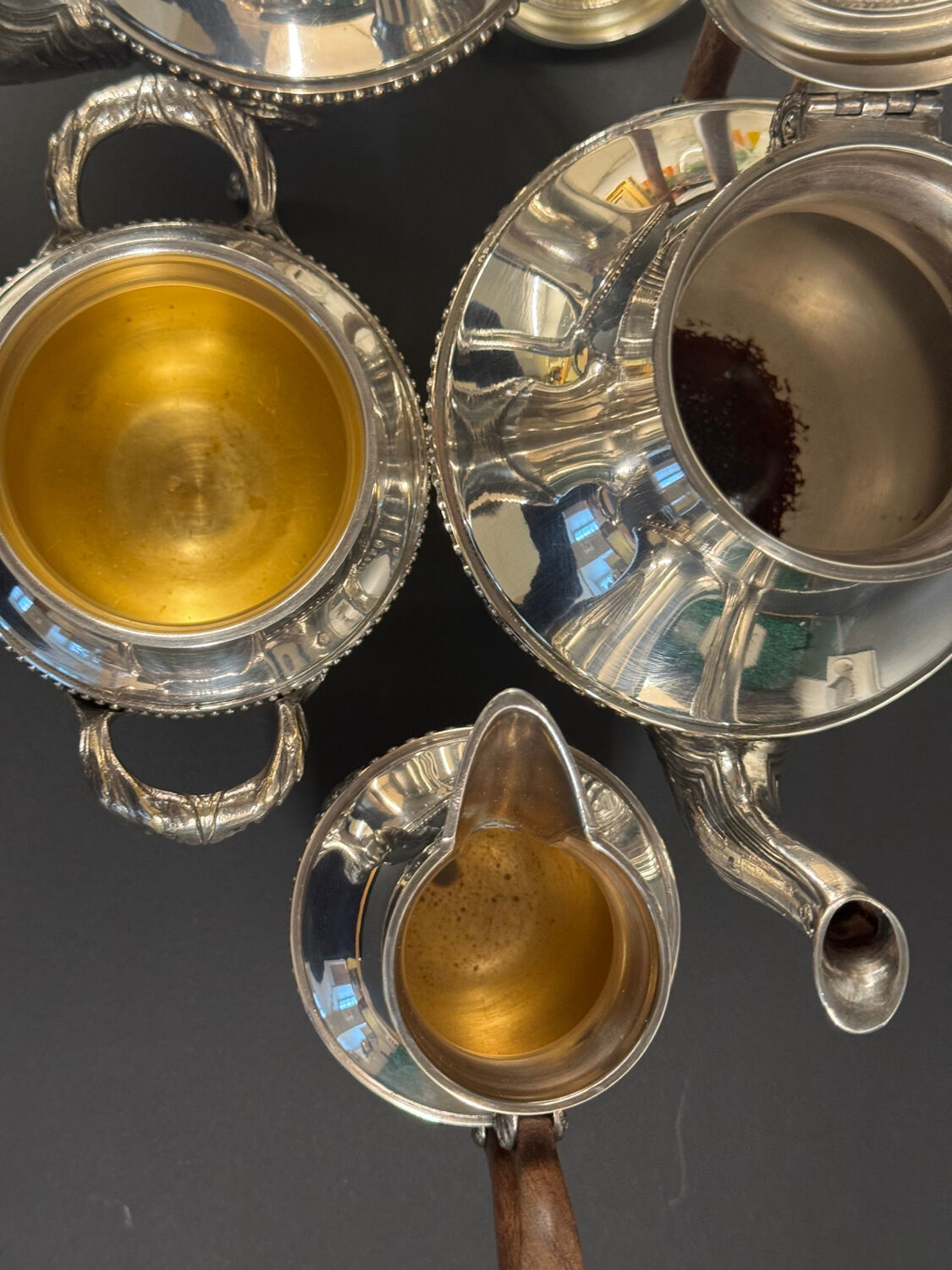 Silver-plated service – Émile Chauvin & Lacombe, early 20th century