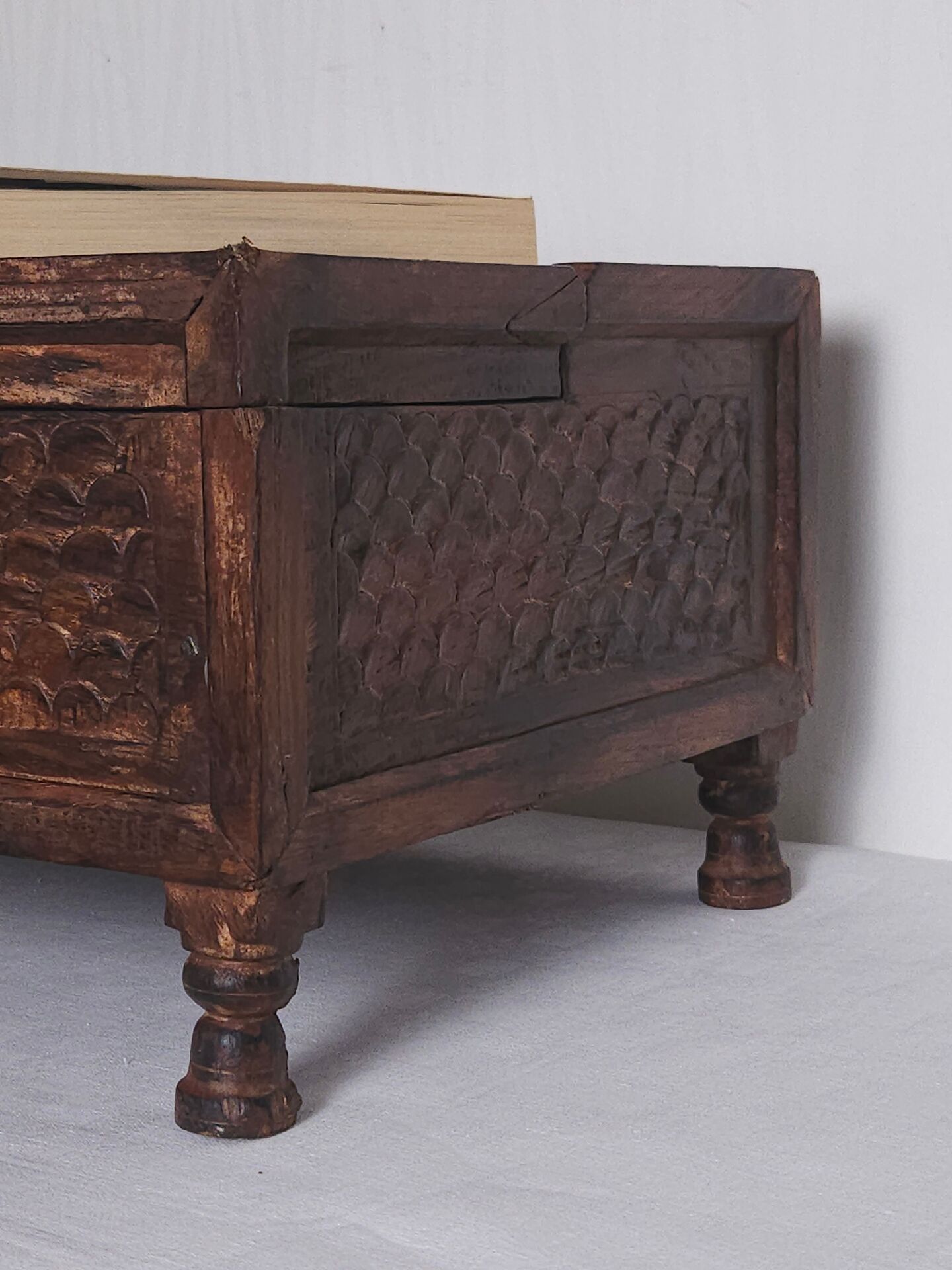 Antique wooden box