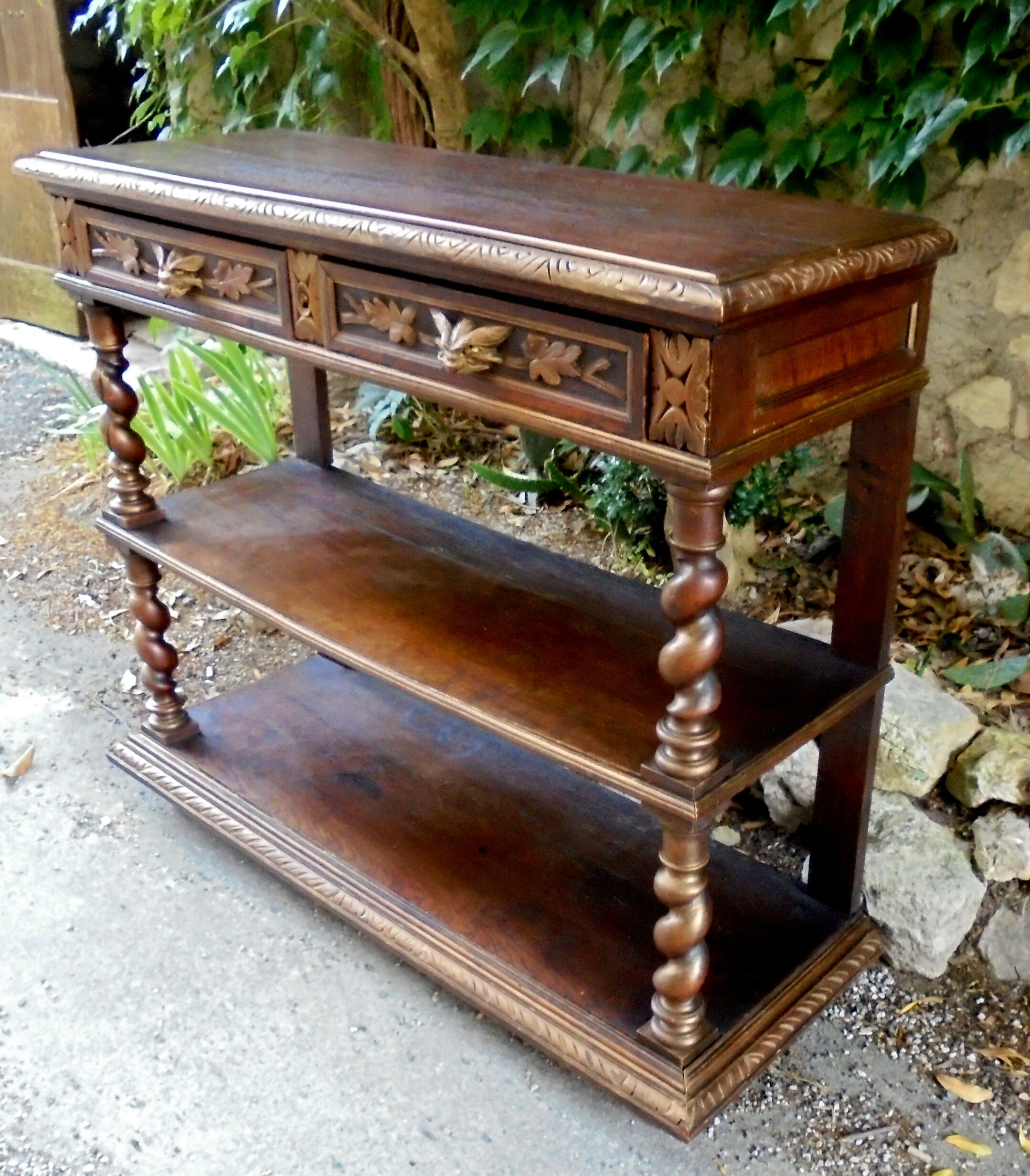 Wooden console
