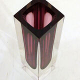 Large sommerso vase, Murano glass