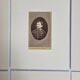 Set of 6 old photographs, oval and rectangular studio portraits from the 19th century