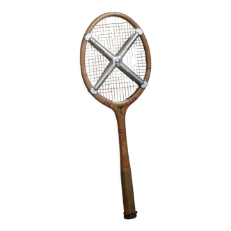 Raquette de tennis en bois vintage