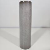 Jacques & Dani Ruelland Grey glazed ceramic roller vase