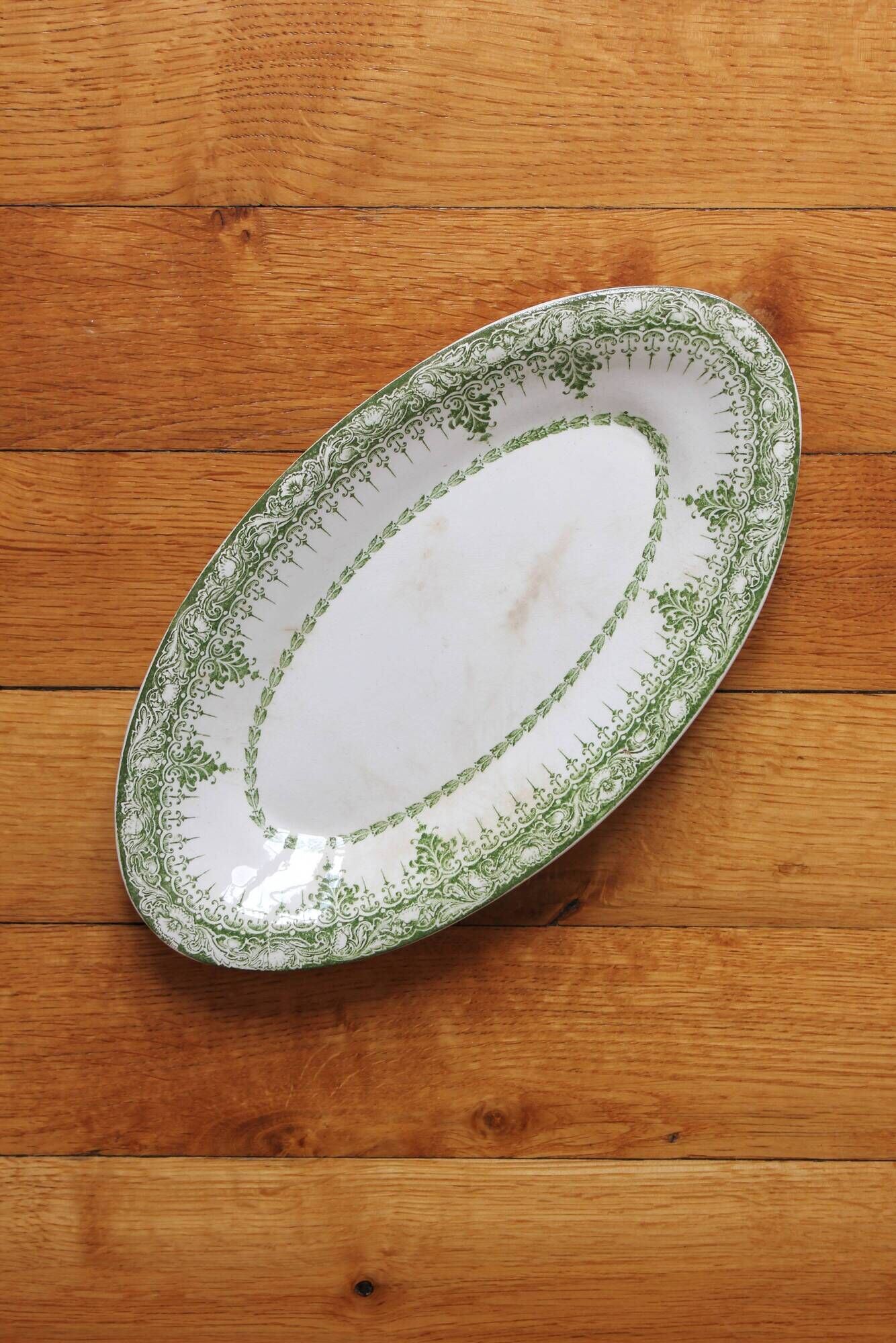 "Ariane" ironstone dish, Onnaing earthenware factory, late 19th century