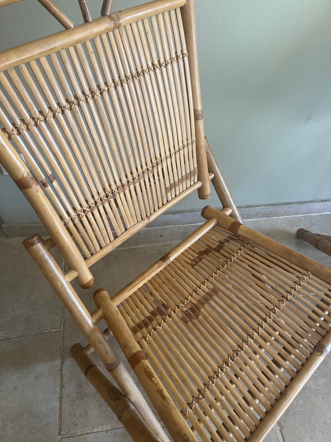 Bamboo table and chairs