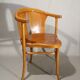 Office chair No. 1 by Thonet with a "oak-like" patina from the late 19th century.