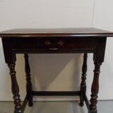 Table d'appoint antique en chêne