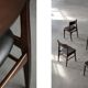 Ensemble de 4 chaises de salle à manger scandinaves modernes des années 50 en hêtre et palissandre.