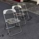 Lot de 3 chaises Plia - GianCarlo Piretti