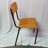 School chair from Groix Island convent 1960