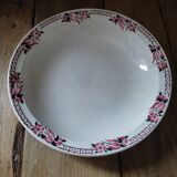 Plat creux rond porcelaine St Amand Cabourg