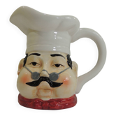 Pichet vintage chef cuisinier en céramique – Cruche humoristique
