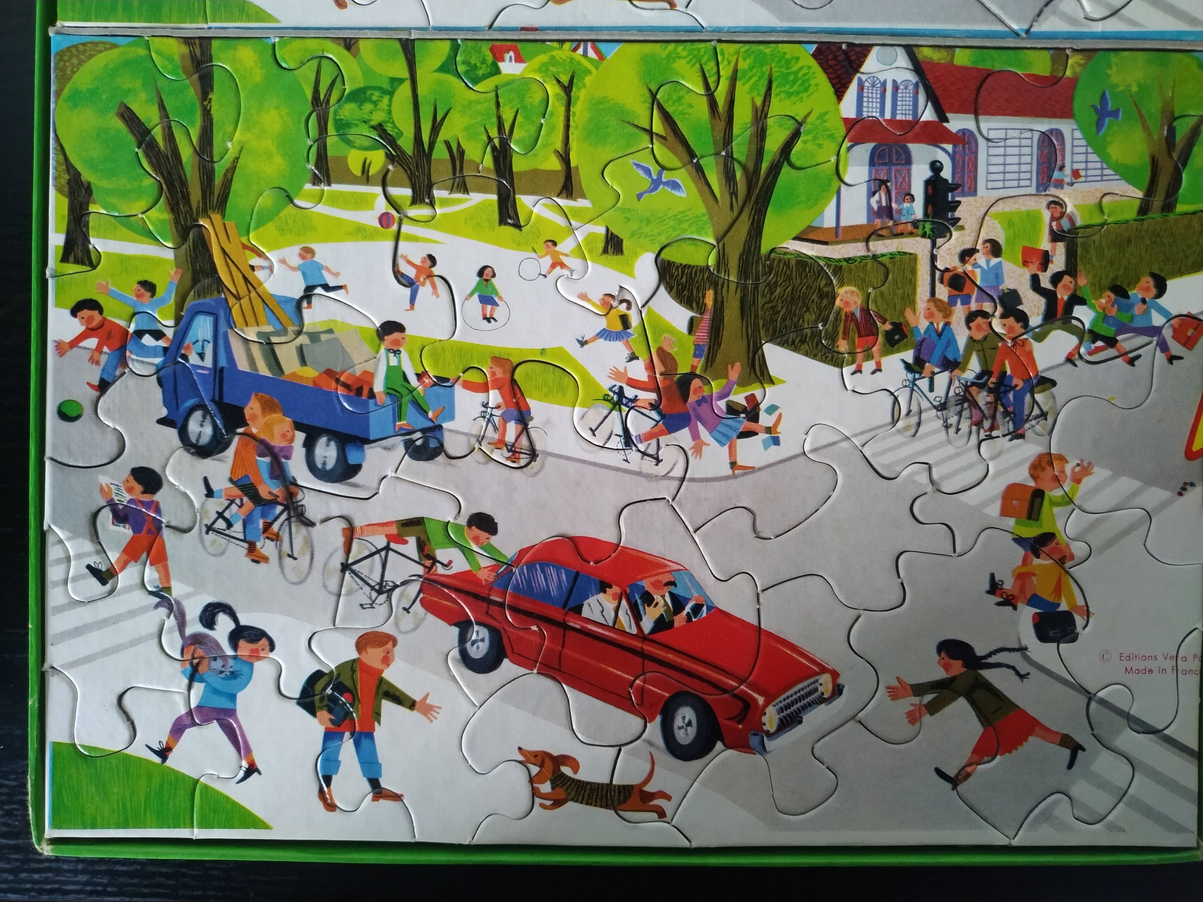 Puzzle vintage Karapousse
