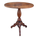 Old solid wood side table