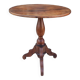 Old solid wood side table