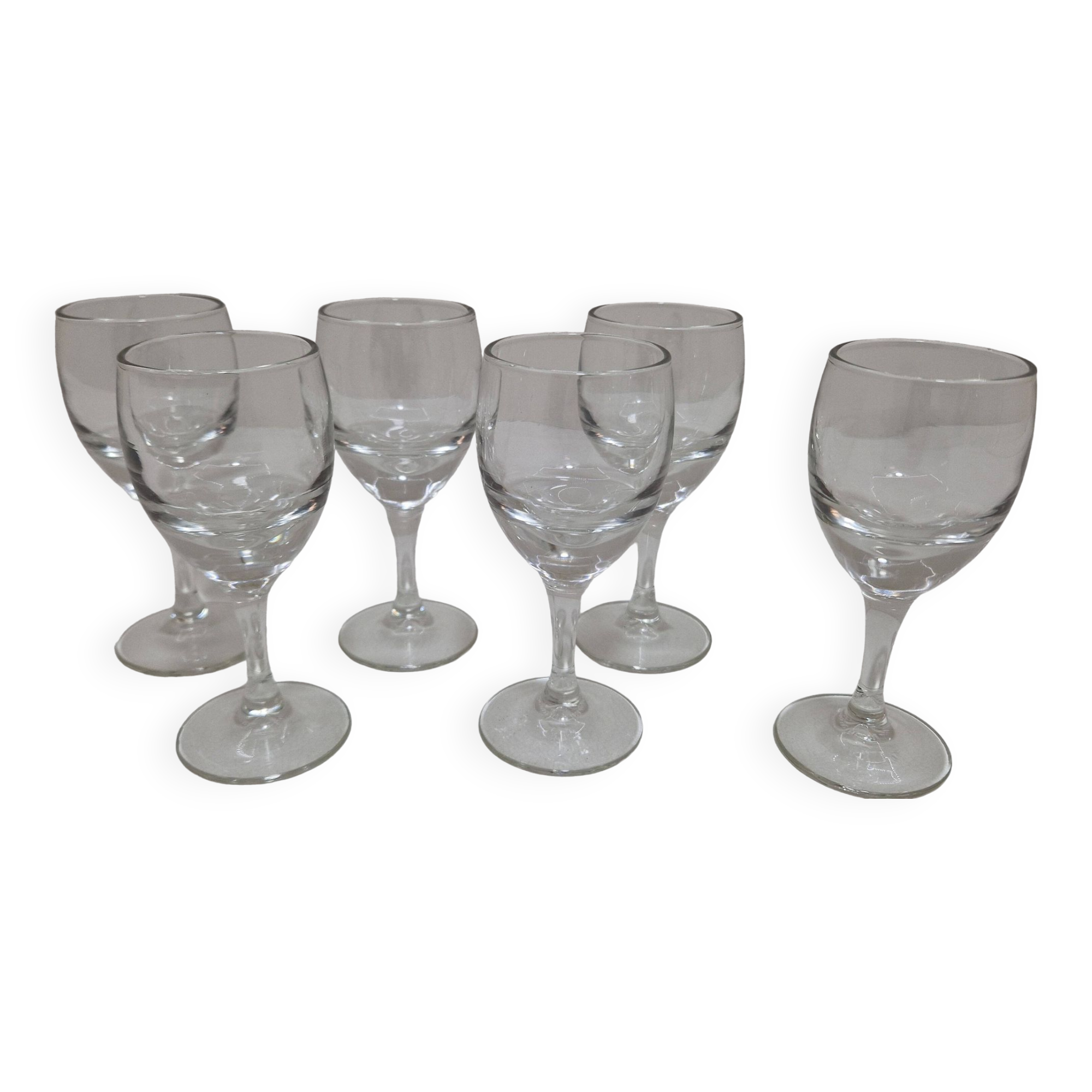 6 verres trompe l'oeil