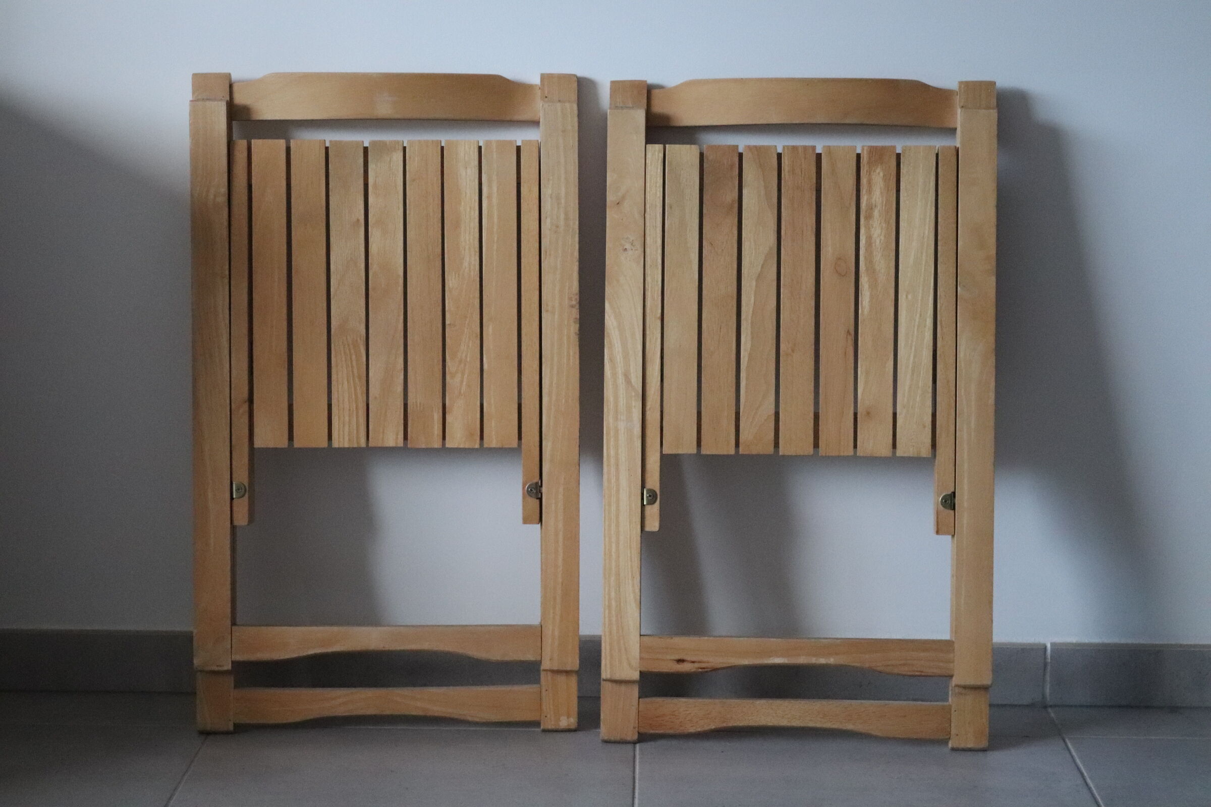 Pair of folding chair 60s