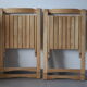 Pair of folding chair 60s