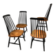 Série de 4 chaises vintage