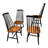 Série de 4 chaises vintage