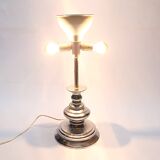 lampe ancienne en métal vintage design 1950 1970