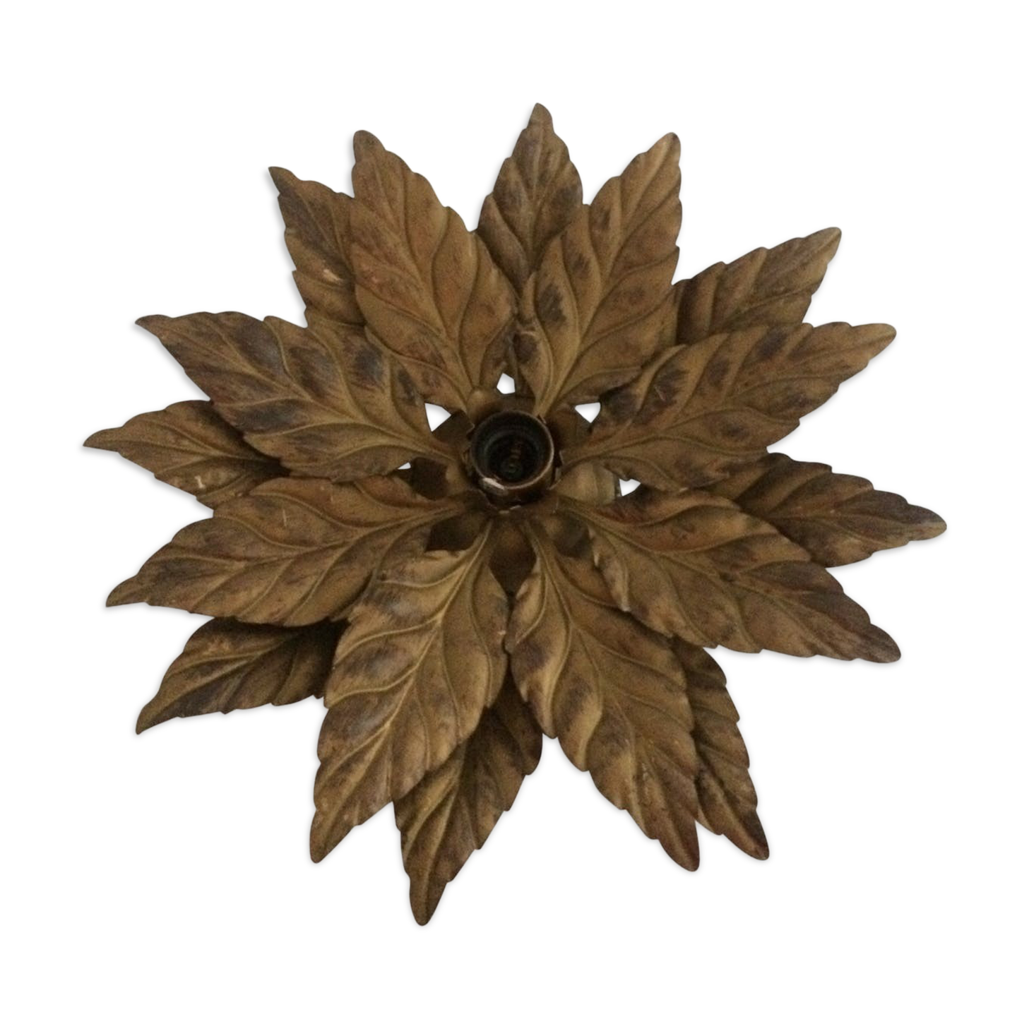 Vintage flower sconce