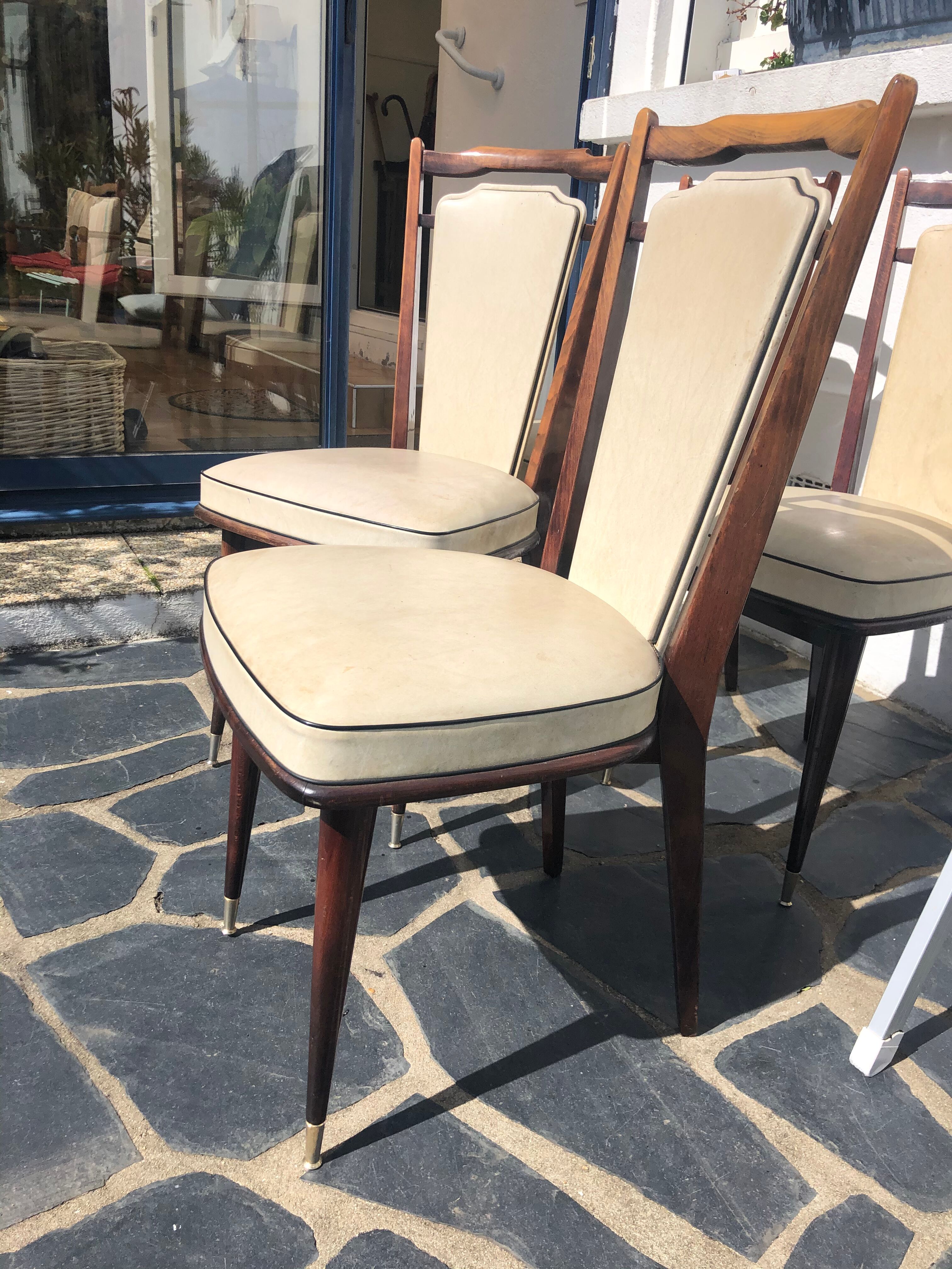 4 vintage chairs from the 70s