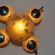 Lustre art déco signé Deveau