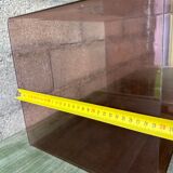 Case cube shelf coffee table plexiglass smoked (3 available)