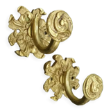 Pair of hooks style Rocaille / Rococo / Baroque