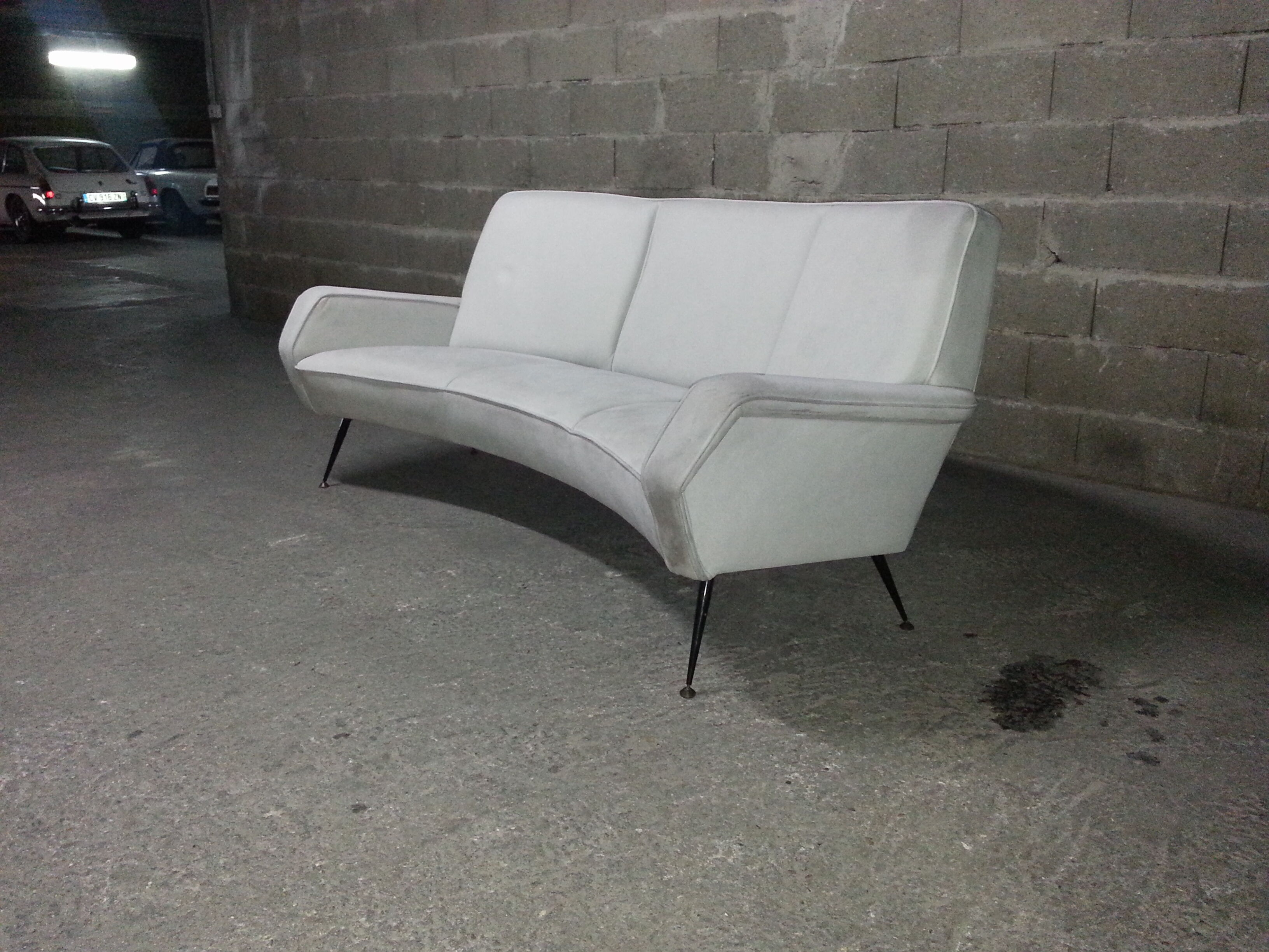 Sofa Italian vintage 50s design arc
