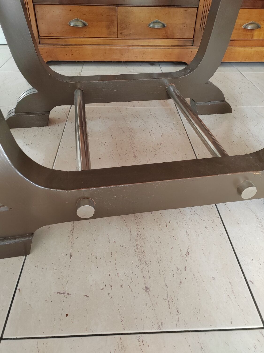 Redesigned table and chairs