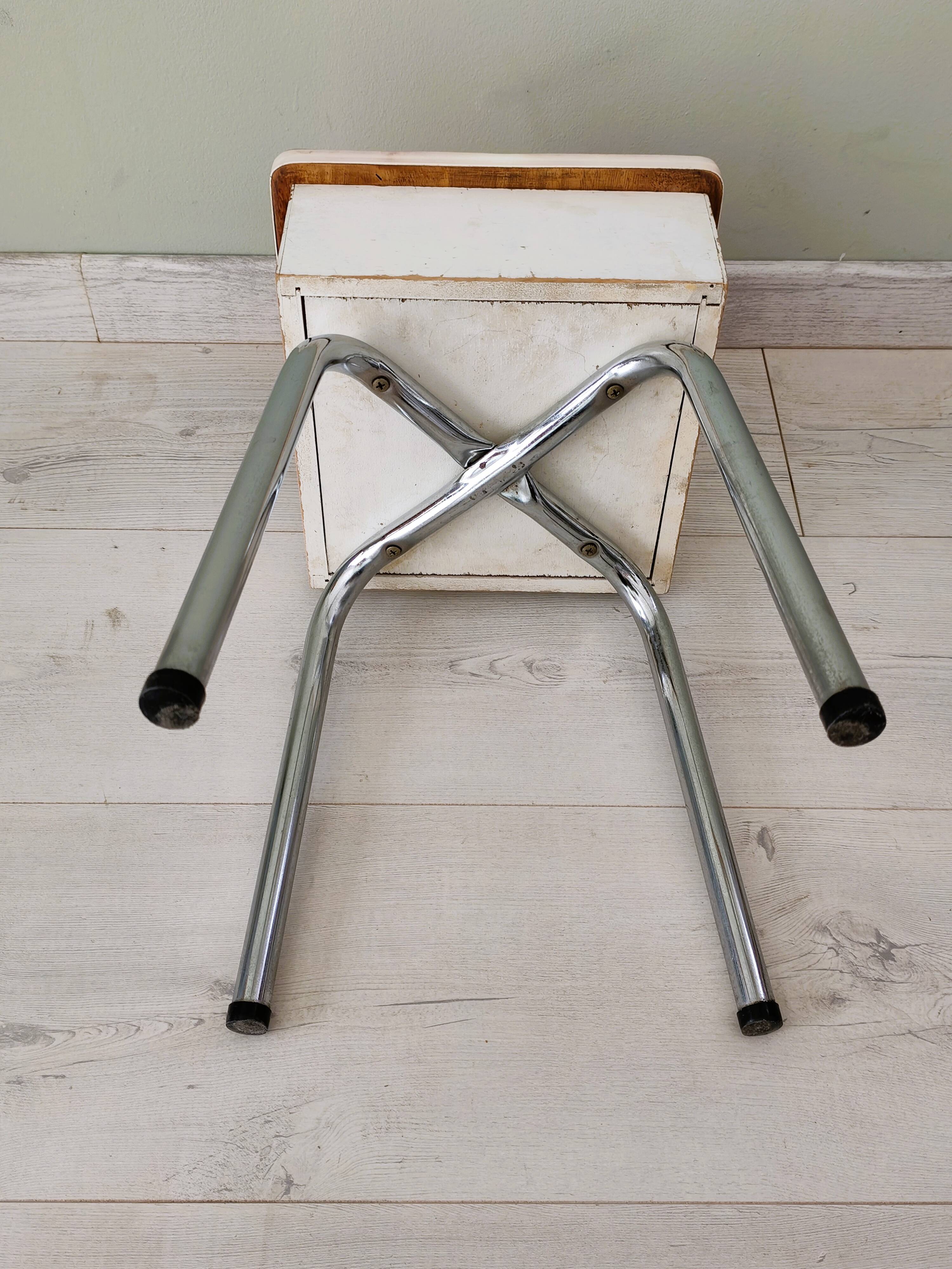 Vintage storage stool