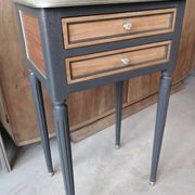 Antique Louis XVI style bedside table
